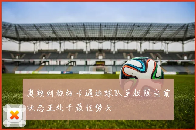 奥赖利称纽卡逼迫球队至极限当前状态正处于最佳势头
